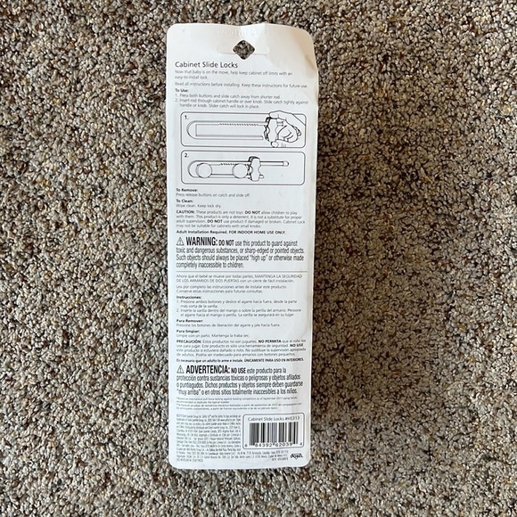 NIB Safety 1st 4 pack Cabinet Slide Locks - Picture 2 of 3